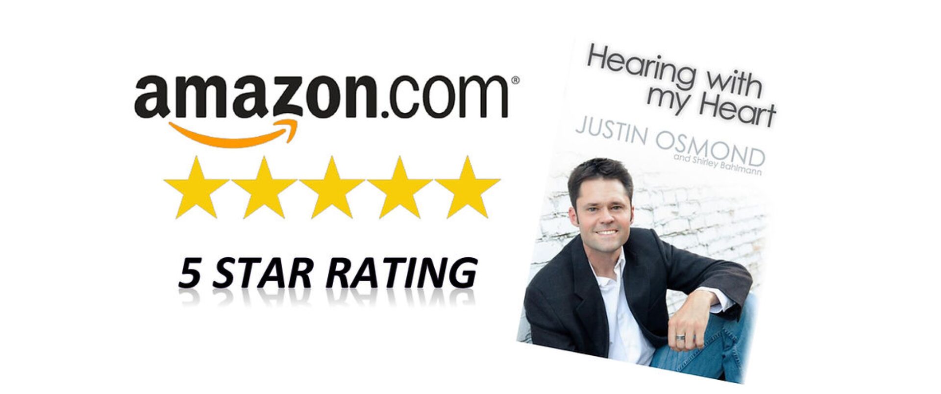 A picture of the amazon 5 star rating for hearing aid man.